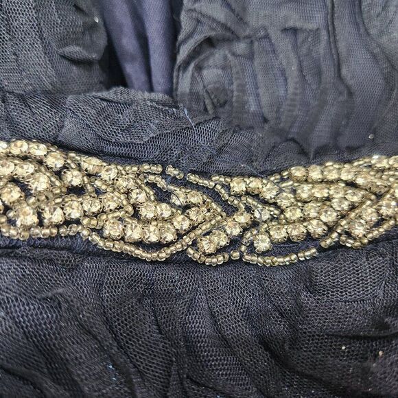 Trixxi Dress Navy Blue Size 1 NWT - Trixxi Prom Dress - Picture 15 of 15